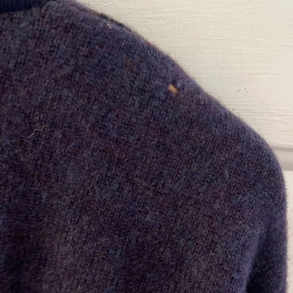 Snowy Peak Woman's 100% Merino Lambswool Fair Isle Sweater Sz Sm - Picture 5 of 12